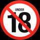 no sale to under 18 years